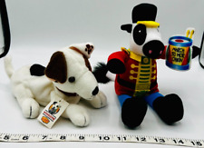 Chick-fil-A & Wishbone Plush Dog 1998 Dennys Promo With Tags Lot of 2 Cow Plush picture