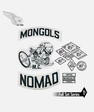 13PCS/ SET MONGOLS NOMAD Biker Vest Embroidered 1% IN Memory picture