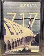 Delta Airlines Trading Card Boeing 717 No 40 2016 New  No longer in circulation picture