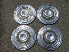 Genuine 1957 Chrysler Windsor Saratoga 14 inch hubcaps wheel covers picture