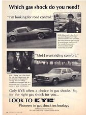 Vintage 1985 Print Ad for KYB Gas Shock Absorbers picture