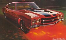 Original Vintage Factory Issued 1970 Chevelle SS 396/454 Sales Brochure/Poster picture