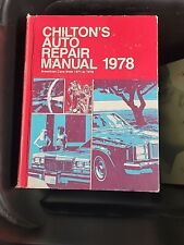 Chilton’s Repair Manual 1978 American Cars 1971-1978 Good Condition picture