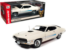 1971 Ford Torino GT Wimbledon White with Blue Laser Stripes Class of 1971
