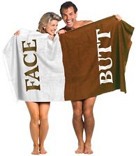 GIELYPANO Novelty FACE BUTT Bath Towel,100% Cotton Beach Bath Towels picture