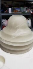 (4) Smoked Swirl Frosted Lamp Shades 7 3/8” -1 5/8” FITTER-FREE SHIP 😀😳😀👍 picture