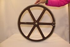Early Train Hand Brake Wheel with Rope. Browning AK184 Railroad 19 picture
