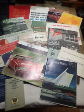 Vintage Automobile Advertising lot 20 pcs Plymouth Buick roadmaster  Chrysler GM picture
