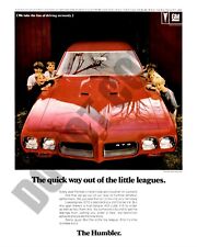 1970 Pontiac GTO The Humbler Magazine Promo Car Auto Ad 8x10 Photo picture