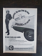Vintage 1969 Cal Custom Spoilers Full Page Original Ad 1223 picture