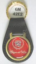 Red Coupe De Ville 42E2 Leather Gold Tone Key Ring 1979 1980 1981 1982 1983 1984 picture