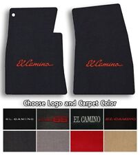 Chevrolet El Camino 2pc Classic Loop Carpet Floor Mats - Choose Color & Logo picture