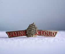 REO 1936 Flying Cloud Radiator Grille Badge Emblem No Mounting Studs Wear picture