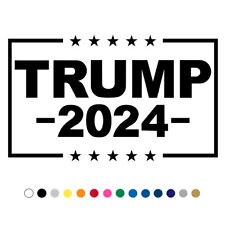 Trump 2024 Decal Car Truck Vinyl Sticker President Presidential Election v4 picture