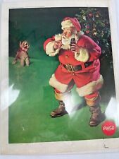 1962 Coca-Cola Vintage Print Santa Claus & 1952 Have a Coke Winter Snow Frost picture