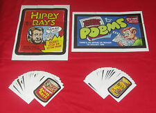 WACKY PACKAGES OLD SCHOOL 3 & 4 COMPLETE SETS & PUZZLES    PACK FRESH picture