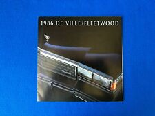 RARE 1986 Cadillac De Ville Fleetwood Launch Preview Poster Brochure picture