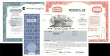 3 Stock Set - Enron, Global Crossing, and WorldCom - 2002-2003 dated Fraud Set o picture