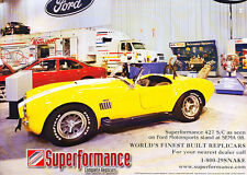 1999 Shelby Cobra Superformance 427 Ver2 -  Classic Vintage Advertisement Ad D13 picture