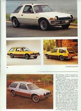 1975 1976 1977 1978 1979 1980 AMC PACER 5 pg REVIEW - X DL Limited Sport picture