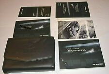 2011 HYUNDAI SONATA OWNERS MANUAL GUIDE BOOK SET WITH CASE OEM picture