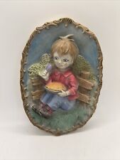 Vintage Ceramic Nursery Wall Hanging Little Jack Horner picture