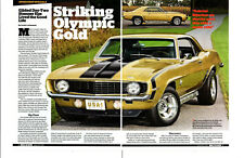 1969 CHEVROLET CAMARO SS 396/375 HP ~ NICE 4-PAGE ARTICLE / AD picture