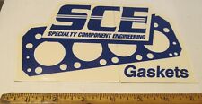SCE Specialty Component Engineering Gaskets Auto Sticker 7.0