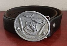 STRAGETIC AIR COMMAND US AIR FORCE 1982 S&S ENTERPRISES EMBOSSED LEATHER BELT picture