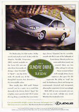 2003 Lexus ES ES300 Original Advertisement Car Print Ad J352 picture
