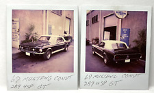 CC9 Photograph 1980's Polaroid Artistic 1967 Ford Mustang GT Convertible 289 45P picture