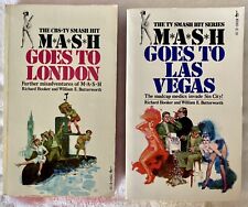 M.A.S.H Goes to London/Las Vegas - 2 Paperback Books 1975/76 PreOwned Good picture
