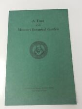 1940 A Tour of the Missouri Botanical Garden with Fold Out Map Photos Booklet picture