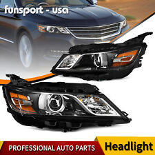 FOR 2014-2020 CHEVY IMPALA HALOGEN PROJECTOR HEADLIGHTS HEADLAMPS PAIR LH + RH picture