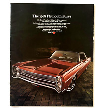 1968 Plymouth Furys Sales Brochure VIP Sport Fury Models Photos 32 Pages Vintage picture