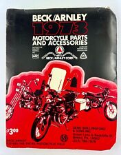 Rare Vintage 1973 Beck/Arnley Motorcycle Parts & Accessories Catalog -  picture