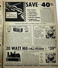 McGee Radio Co Electronics Catalog for 1958 TV Stereos, Components ++ picture