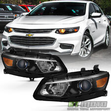 PAIR [Halogen Model] 2016 2017 2018 Chevy Malibu Projector Headlights Left+Right picture