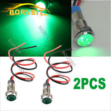 Ultra Small Cafe Racer Motorcycle Green LED Brake & Running Tail Lights picture