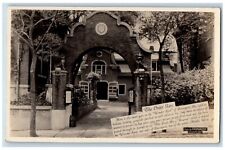 Davenport Iowa IA Postcard RPPC Photo The Outer Gate Little Bit O Heaven c1910's picture