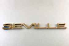 Cadillac SEVILLE emblem gold plated new GM part picture