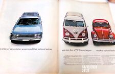1966 V.W Bus & Bug Full Color Advertising 13in. x 36in. Real Photos Ad picture