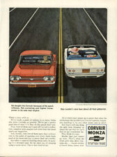He bought quick reflexes She couldn’t care less Corvair Monza ad 1964 NY picture