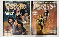 Psycho Comic 2 Issues 1971 1972 Horror Terror Skyward Publication Frankenstein picture