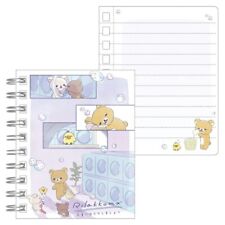 San-X Rilakkuma Snuggling You SP Memo Spiral Notebook Ring Coil Bound Note Pad picture