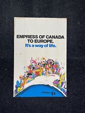 Original 1967 Canadian Pacific Cruise Poster Vintage Travel Art, Ship Art, picture
