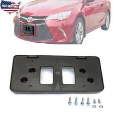 New Front License Plate Brackets Textured Black For 2015 2016 2017 Toyota Camry picture