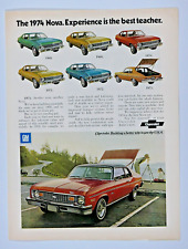 1974 Chevrolet Nova 1968 Thru 1974 Vintage Original Print Ad 8.5 x 11