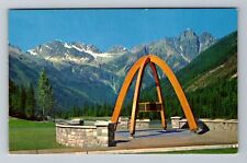 The Trans-Canada Highway Memorial, Swiss Peaks, Hermit Mountain Vintage Postcard picture