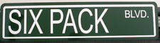 METAL STREET SIGN SIX PACK BLVD FITS MOPAR DODGE PLYMOUTH HEMI A12 340 440  picture